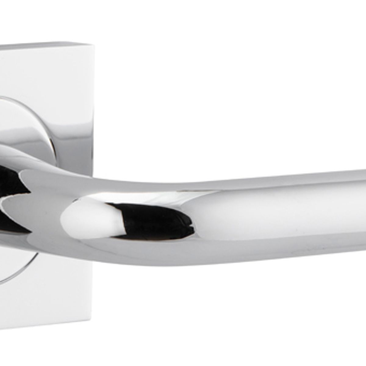20364 - Oslo Lever - Square Rose - Polished Chrome - Passage