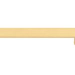 17431 - Osaka Cabinet Pull - CTC128mm - Brushed Gold PVD