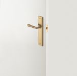 16236KENTR60KK - Sarlat Lever - Stepped Backplate Entrance Kit with High Security Lock - Brushed Gold PVD - Entrance