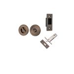 21431 - Round Sliding Door Pull Privacy Kit with Inbuilt Privacy Turn - Signature Brass - Privacy