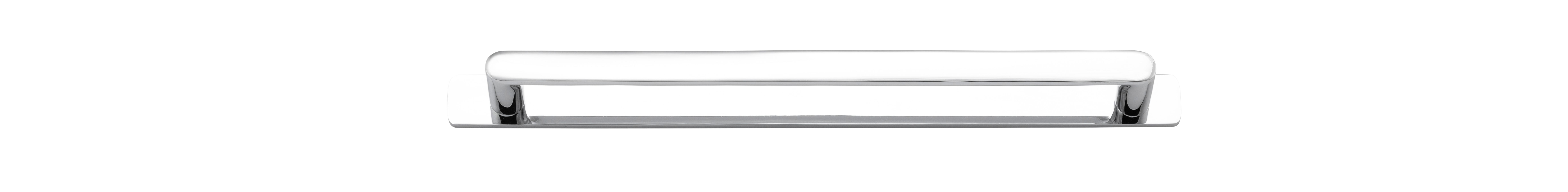 20974B - Osaka Cabinet Pull with Backplate - CTC256mm - Polished Chrome