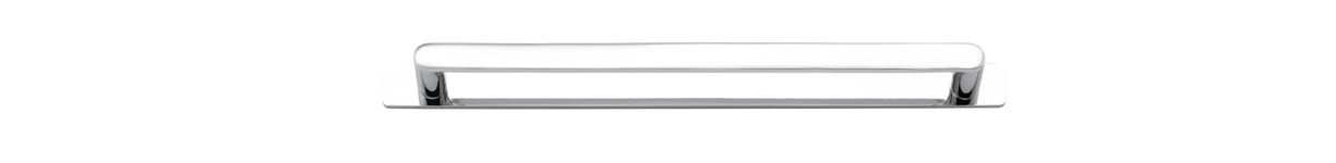 20974B - Osaka Cabinet Pull with Backplate - CTC256mm - Polished Chrome