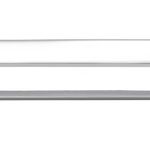 20974B - Osaka Cabinet Pull with Backplate - CTC256mm - Polished Chrome