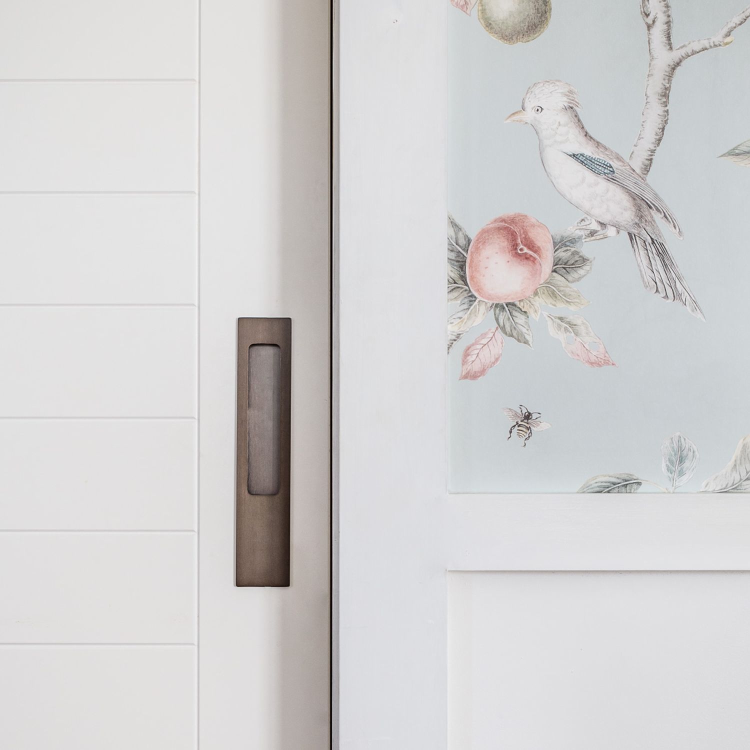 21780 - Rectangular Flush Pull - Signature Brass - Passage