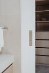 21419P - Rectangular Sliding Door Pull Privacy Kit with Privacy Turn - Satin Nickel - Privacy