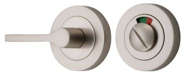 21716 - Accessibility Privacy Turn with Indicator - Round - Satin Nickel