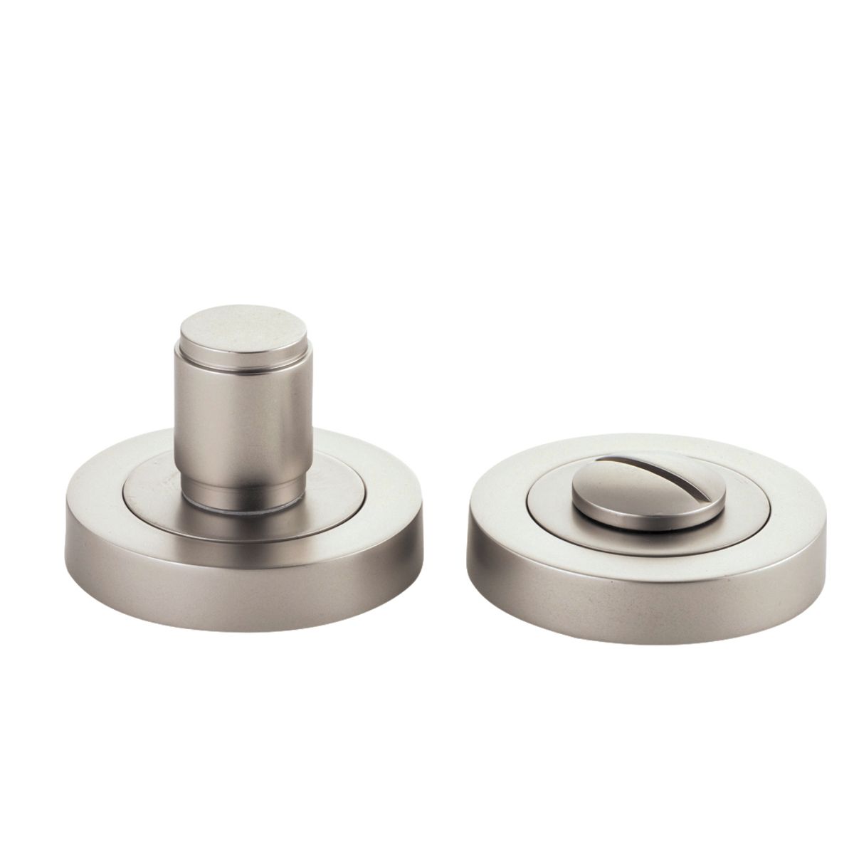 9459 - Berlin Privacy Turn - Round - Satin Nickel