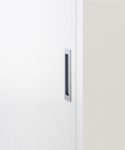 21784 - Rectangular Flush Pull - Brushed Chrome - Passage