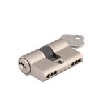 21645 - Euro Cylinder Key/Key 3 Pin - Satin Nickel - Entrance