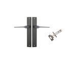 10754KPASS60 - Como Lever - Rectangular Backplate Passage Kit - Signature Brass - Passage