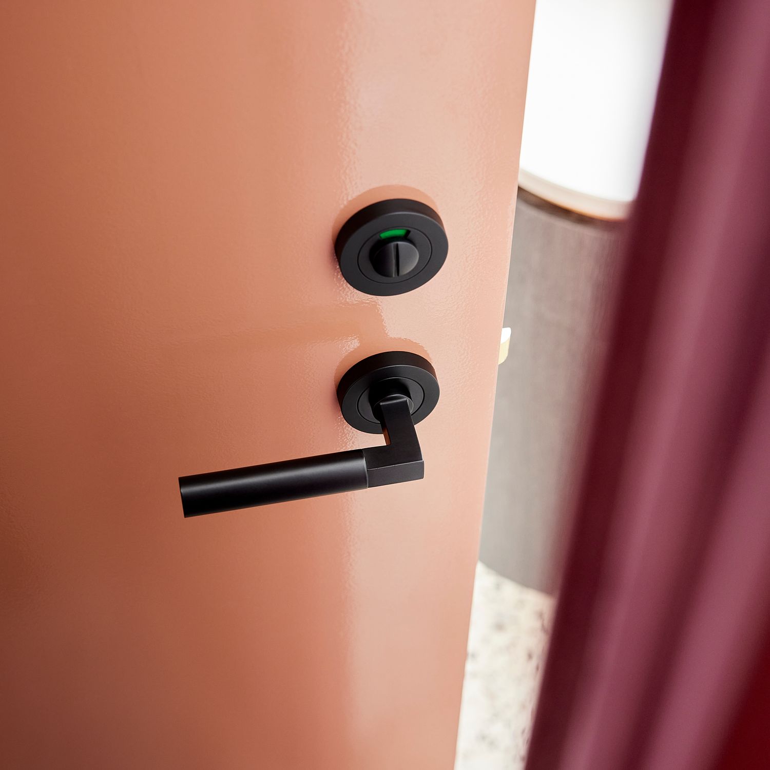 20071 - Privacy Turn With Indicator - Round - Signature Brass