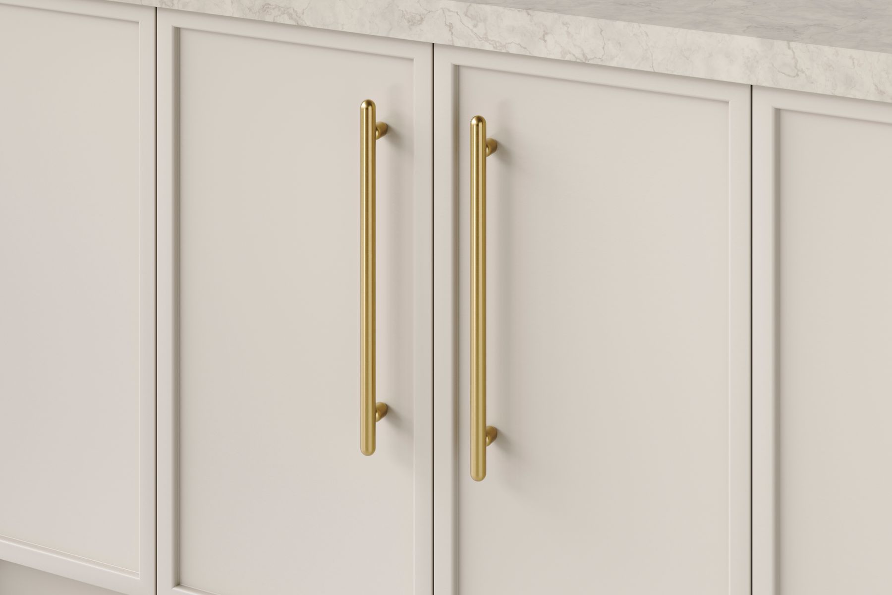 24060 - Puerto Cabinet Pull - CTC 320mm - Brushed Gold PVD