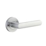 20775KIBPRIV60 - Osaka Lever - Round Rose (Inbuilt Privacy) - Brushed Chrome - Privacy