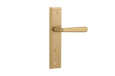 15378P85 - Copenhagen Lever - Stepped Backplate - Brushed Brass - Privacy