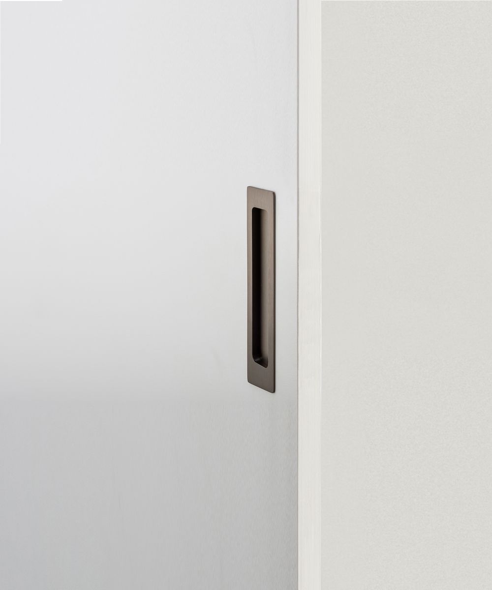 21780 - Rectangular Flush Pull - Signature Brass - Passage