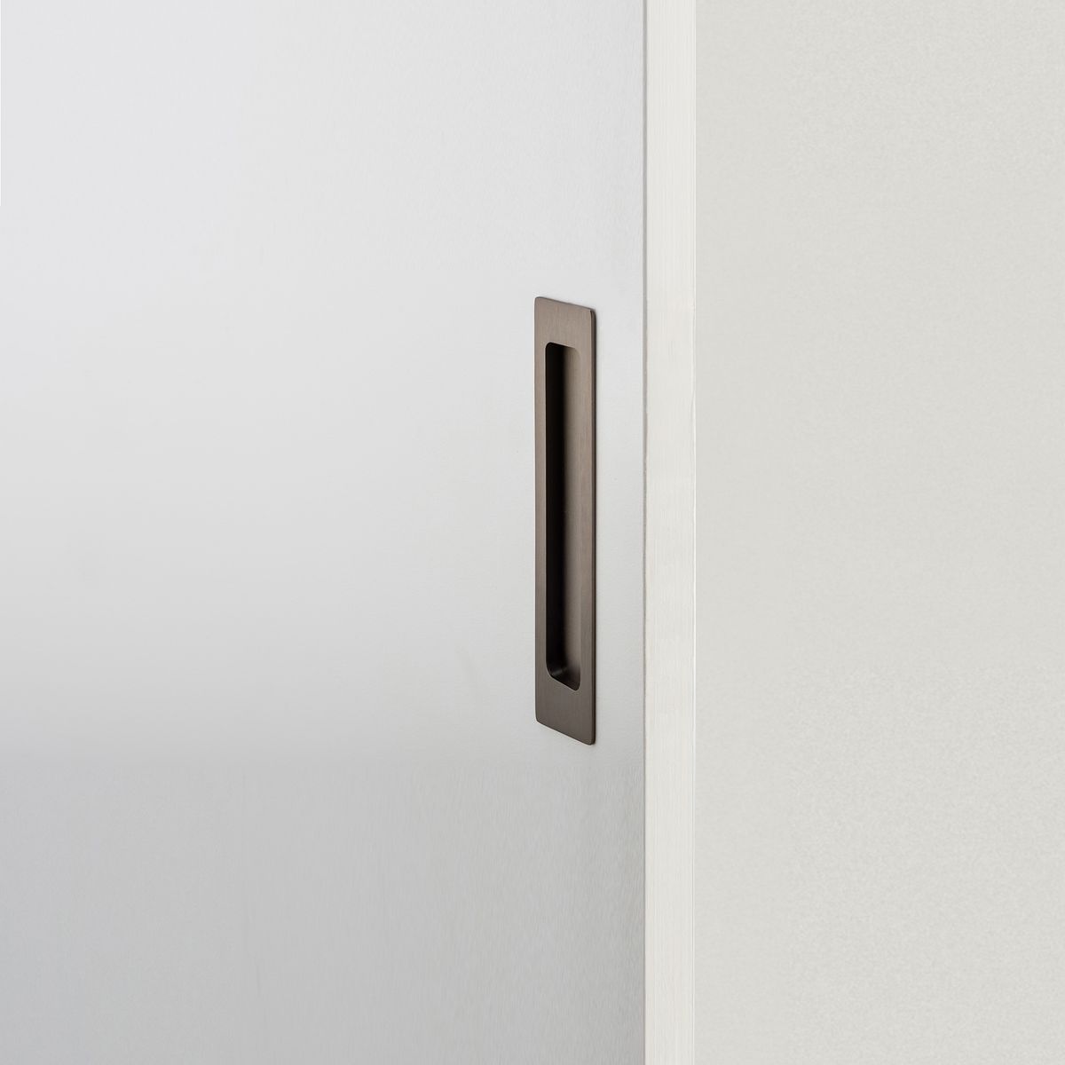 21780 - Rectangular Flush Pull - Signature Brass - Passage