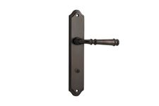 10718P85 - Verona Lever - Shouldered Backplate - Signature Brass - Privacy