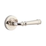 0318KIBPRIV60 - Verona Lever - Round Rose (Inbuilt Privacy) - Polished Nickel - Privacy