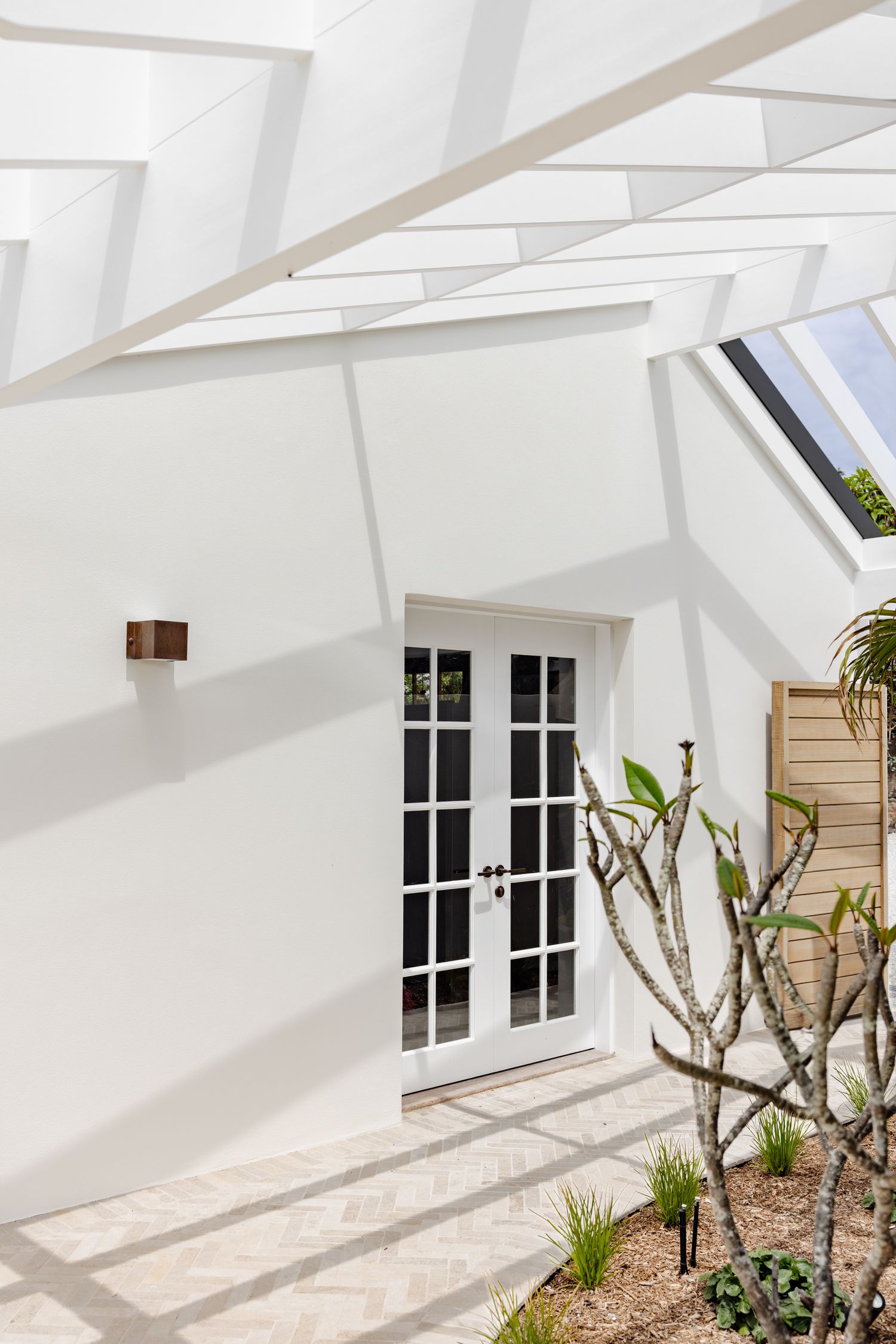 0451KPASS60 - Annecy Lever - Round Rose Passage Kit - Brushed Brass - Passage