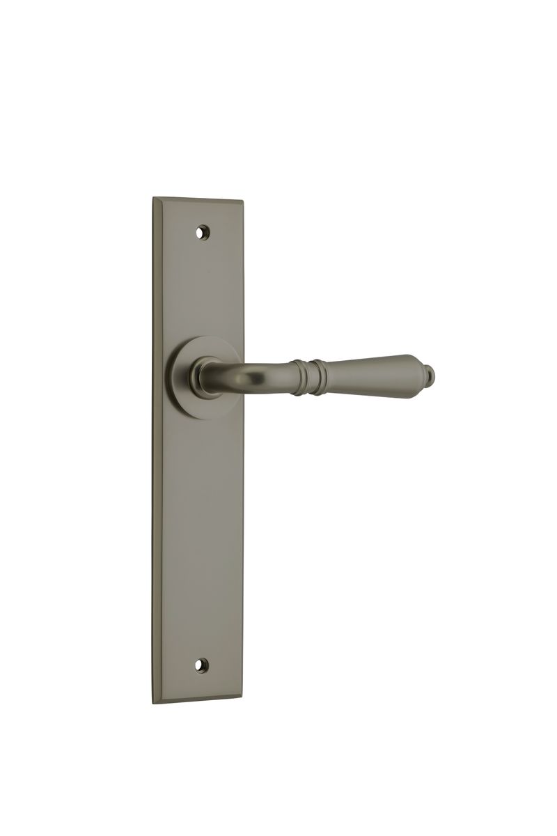 16814 - Sarlat Lever - Chamfered Backplate - Graphite PVD - Passage