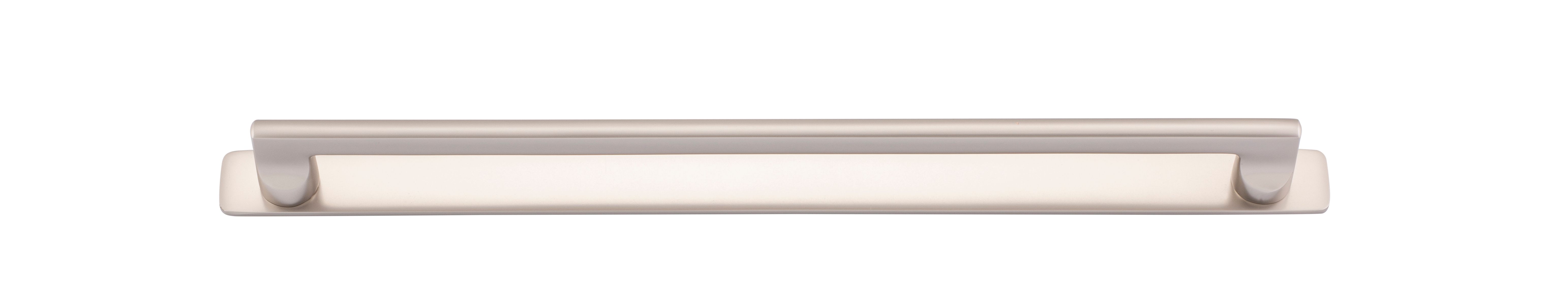 20919B - Baltimore Cabinet Pull with Backplate - CTC320mm - Satin Nickel