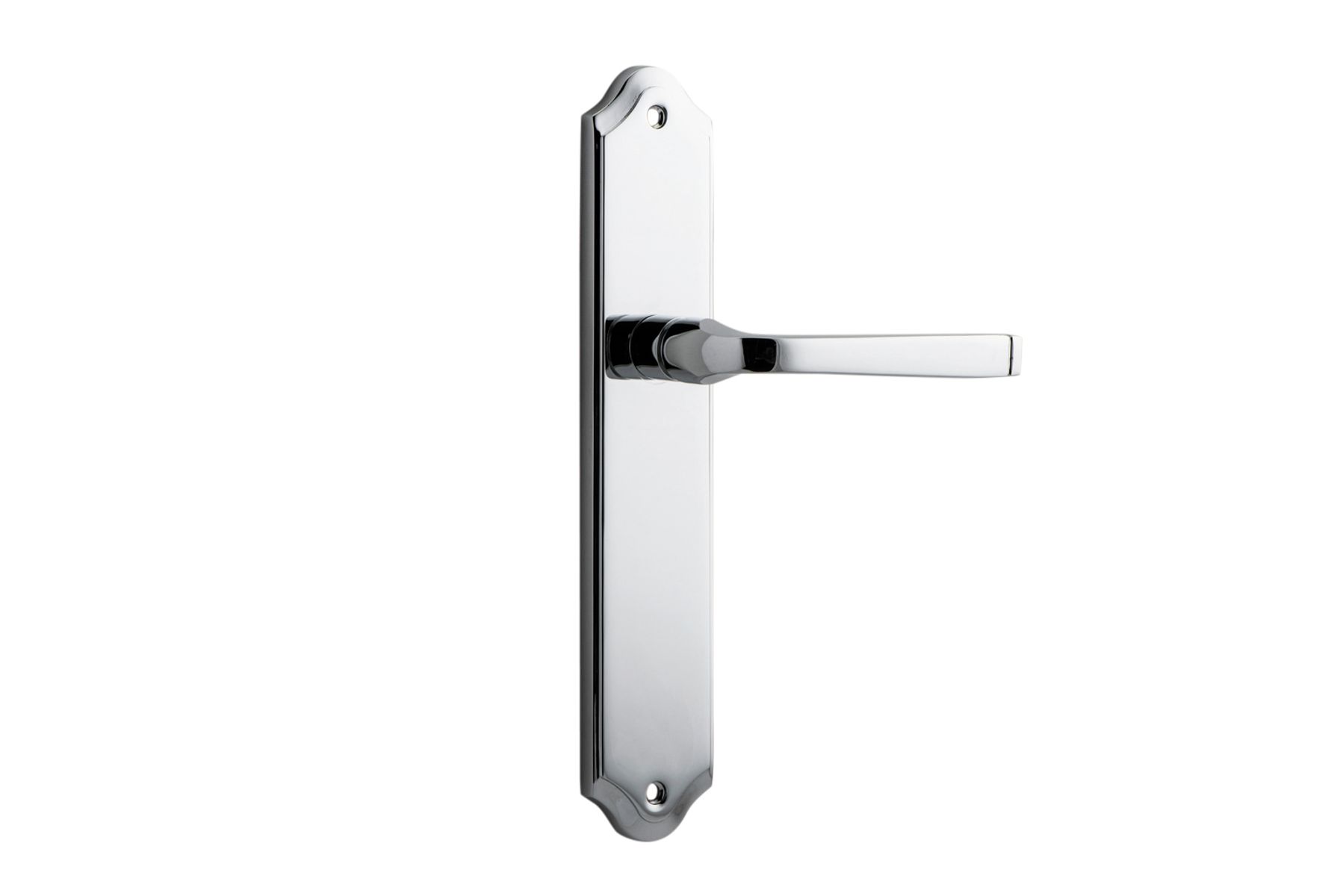 11720 - Annecy Lever - Shouldered Backplate - Polished Chrome - Passage