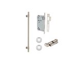 20710KENTR60KT - Helsinki Pull Handle - 450mm Entrance Kit with Separate High Security Lock - Satin Nickel - Entrance