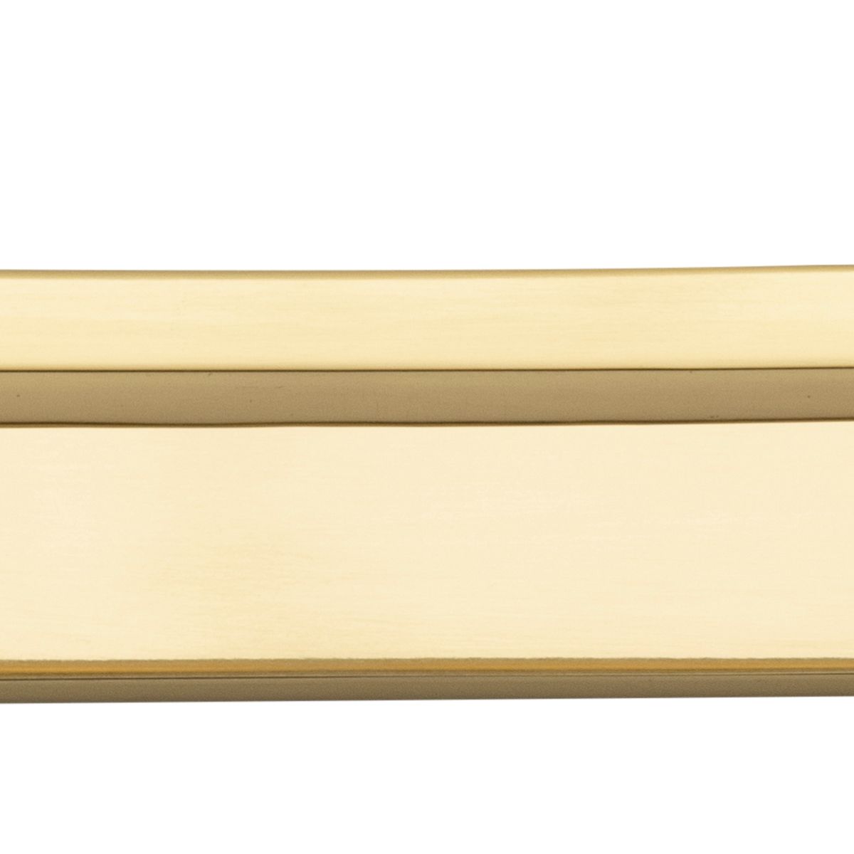0516B - Cali Cabinet Pull with Backplate - CTC 160mm - Polished Brass