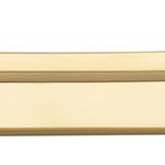 0516B - Cali Cabinet Pull with Backplate - CTC 160mm - Polished Brass