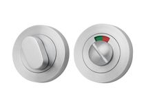 20075 - Privacy Turn With Indicator - Round - Brushed Chrome