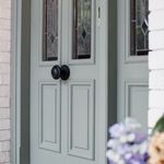 9403 - Sarlat Centre Door Knob - Matt Black