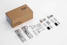 Milton Door Knob - Long Backplate Privacy Set