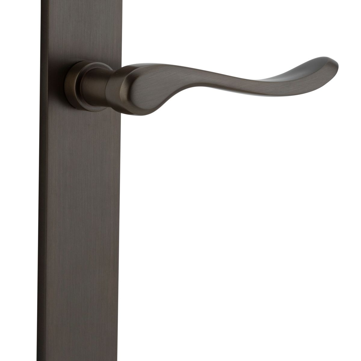 10920 - Stirling Lever - Rectangular Backplate - Signature Brass - Passage