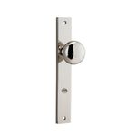 14322P85 - Cambridge Knob - Rectangular Backplate - Polished Nickel - Privacy