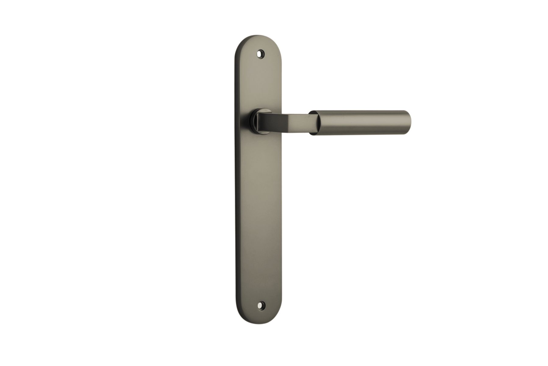 16866 - Berlin Lever - Oval Backplate - Graphite PVD - Passage