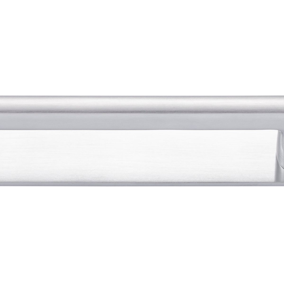 20885B - Baltimore Cabinet Pull with Backplate - CTC128mm - Brushed Chrome