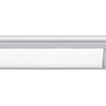 20885B - Baltimore Cabinet Pull with Backplate - CTC128mm - Brushed Chrome