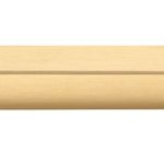 20976B - Osaka Cabinet Pull with Backplate - CTC256mm - Brushed Brass