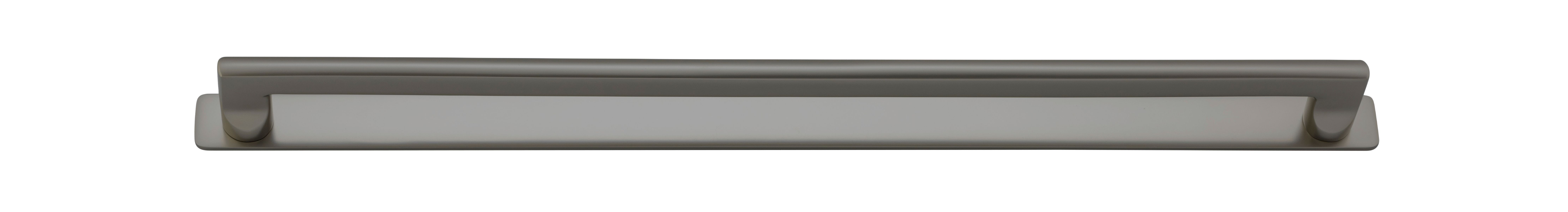 17224B - Baltimore Cabinet Pull with Backplate - CTC450mm - Graphite PVD