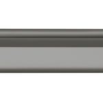 17224B - Baltimore Cabinet Pull with Backplate - CTC450mm - Graphite PVD