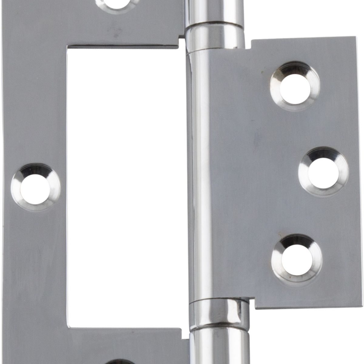 2697 - Hirline Hinge - H100xW49mm - Polished Chrome