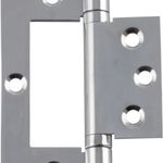 2697 - Hirline Hinge - H100xW49mm - Polished Chrome
