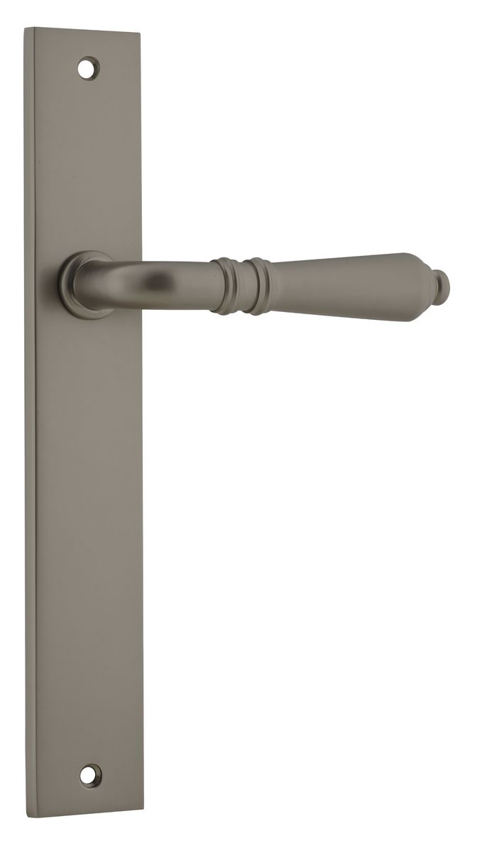 16800 - Sarlat Lever - Rectangular Backplate - Graphite PVD - Passage