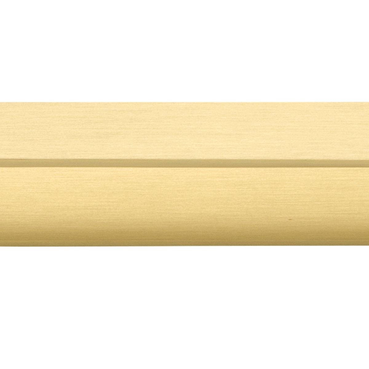 17433B - Osaka Cabinet Pull with Backplate - CTC256mm - Brushed Gold PVD