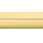 17433B - Osaka Cabinet Pull with Backplate - CTC256mm - Brushed Gold PVD