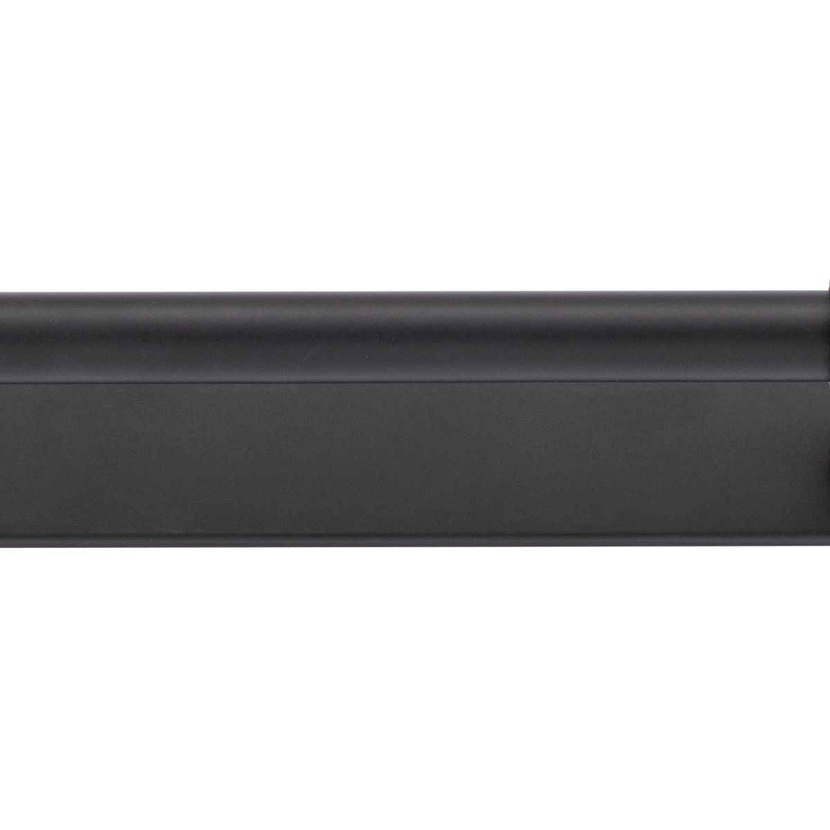 21003B - Helsinki Cabinet Pull with Backplate - CTC128mm - Matt Black