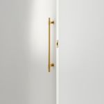 21851 - Roller Latch with Face Plate and Striker - Brushed Brass