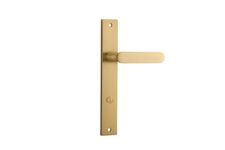 15248P85 - Bronte Lever - Rectangular Backplate - Brushed Brass - Privacy