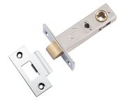 21493 - Hard Sprung Split Cam Tube Latch - 60mm Backset - Polished Chrome
