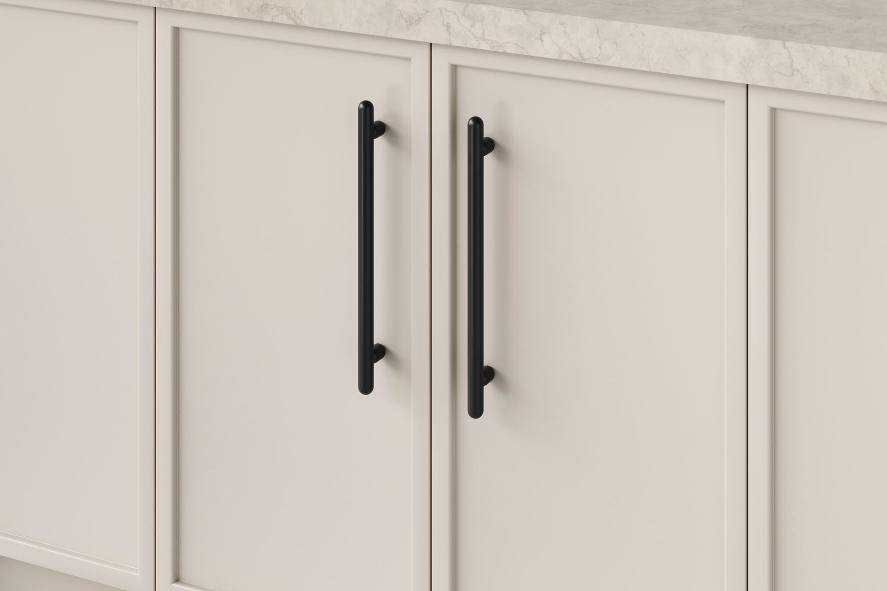 24053 - Puerto Cabinet Pull - CTC 256mm - Matt Black